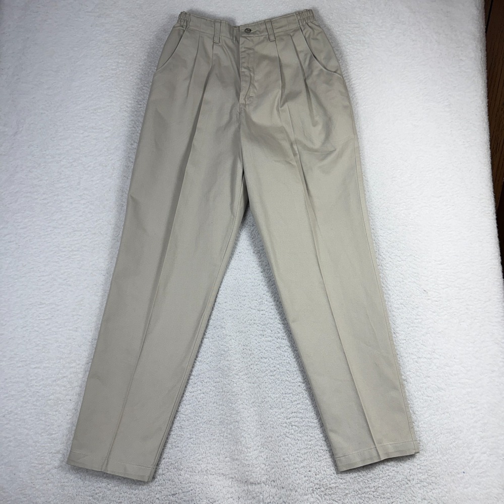 Vintage Lee Trousers Light Tan Work Pants Women's Size 10M (27x30) NWT Deadstock